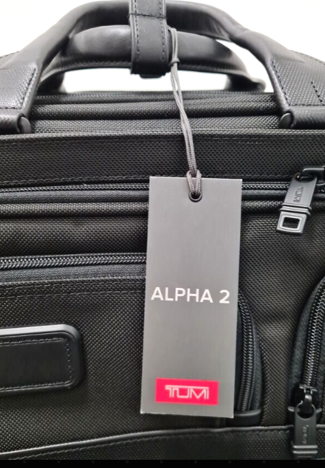 New TUMI ALPHA 2 DELUXE BUSINESS TROLLEY WITH LAP TOP BAG