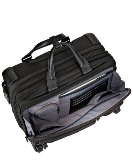 New TUMI ALPHA 2 DELUXE BUSINESS TROLLEY WITH LAP TOP BAG