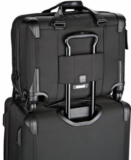 New TUMI ALPHA 2 DELUXE BUSINESS TROLLEY WITH LAP TOP BAG