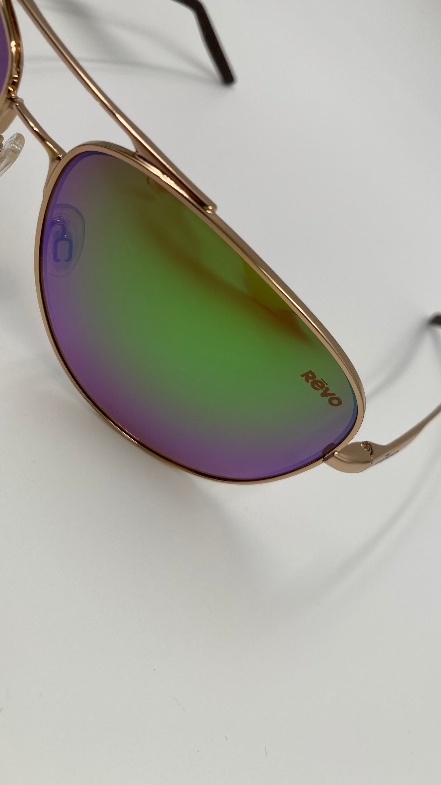 *NEW* REVO WINDSPEED RE3087 SUNGLASSES - GOLD/GREEN