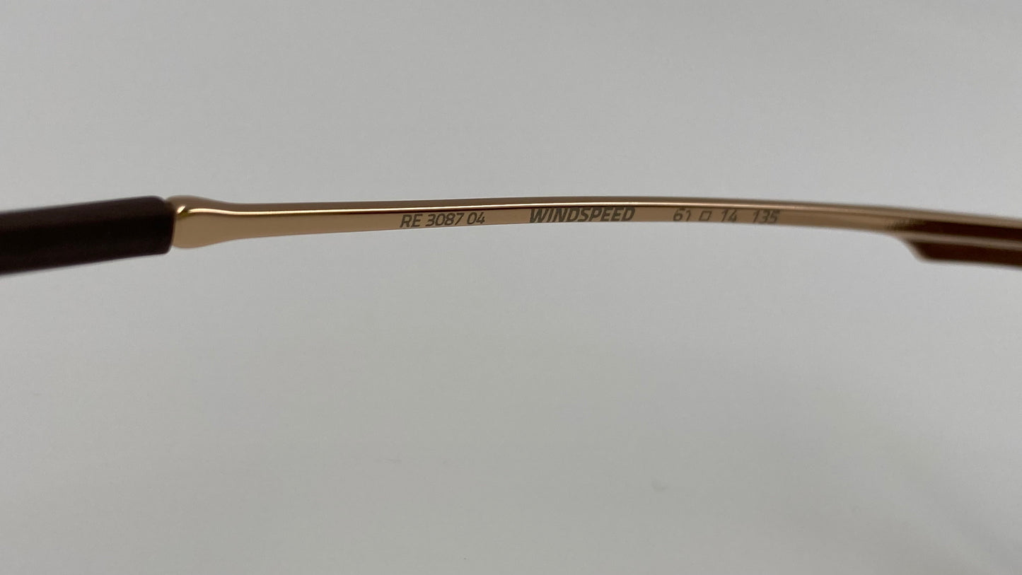 *NEW* REVO WINDSPEED RE3087 SUNGLASSES - GOLD/GREEN