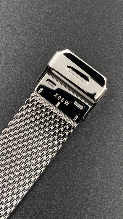 Neue, in der Schweiz hergestellte CALVIN KLEIN High Noon Chronograph Quarz Herrenuhr mit silbernem Zifferblatt