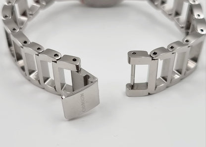 New Swiss Made CALVIN KLEIN Stately Quartz Silver Dial Ladies Watch