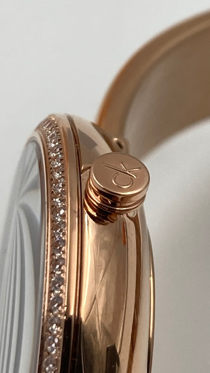 CALVIN KLEIN Seduce Seduction Quarzuhr mit schwarzem Zifferblatt in der Schweiz