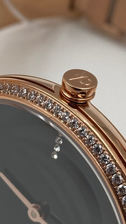 CALVIN KLEIN Seduce Seduction Quarzuhr mit schwarzem Zifferblatt in der Schweiz