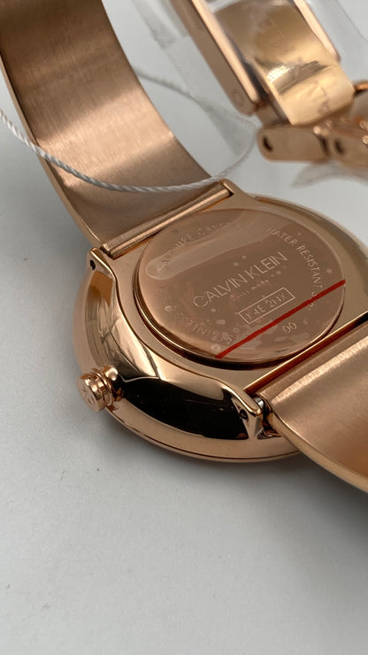 CALVIN KLEIN Seduce Seduction Quarzuhr mit schwarzem Zifferblatt in der Schweiz