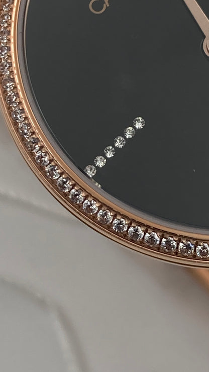 CALVIN KLEIN Seduce Seduction Quarzuhr mit schwarzem Zifferblatt in der Schweiz