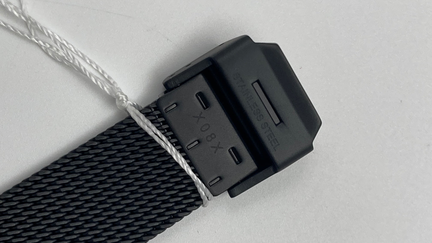 Neue, in der Schweiz hergestellte CALVIN KLEIN Minimal Quartz Damenuhr mit schwarzem Zifferblatt