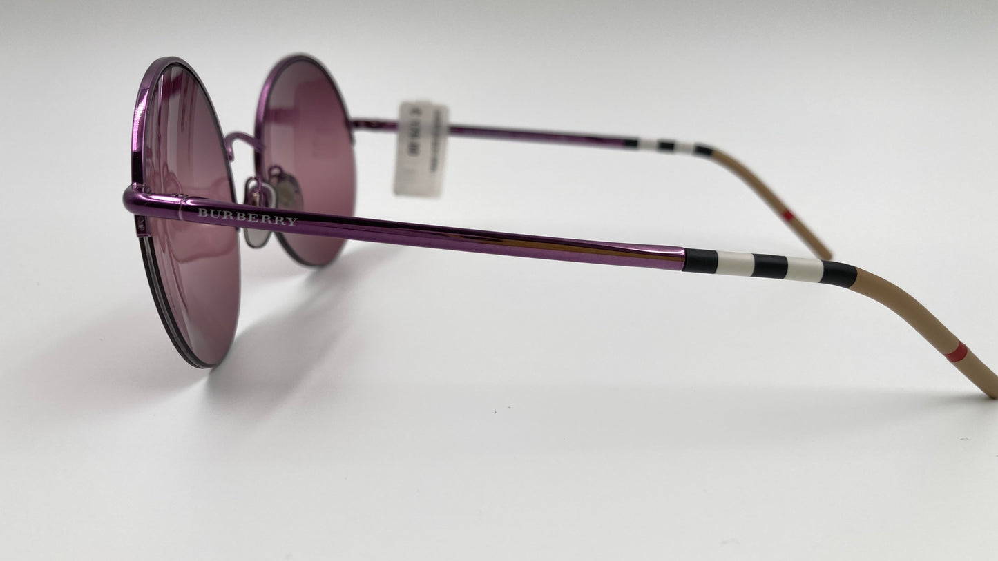 *NEW* BURBERRY B3101 1270/W9 SUNGLASSES - PINK/PURPLE