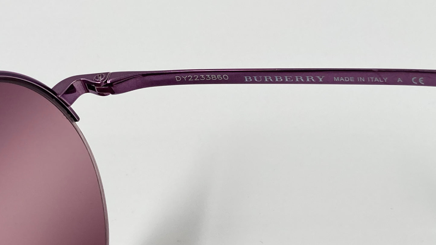 *NEW* BURBERRY B3101 1270/W9 SUNGLASSES - PINK/PURPLE