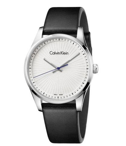 New Swiss Made CALVIN KLEIN Steadfast Silver Dial Men's Watch