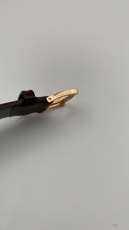 New Swiss Made CALVIN KLEIN Even Quartz Black Dial Men's Watch