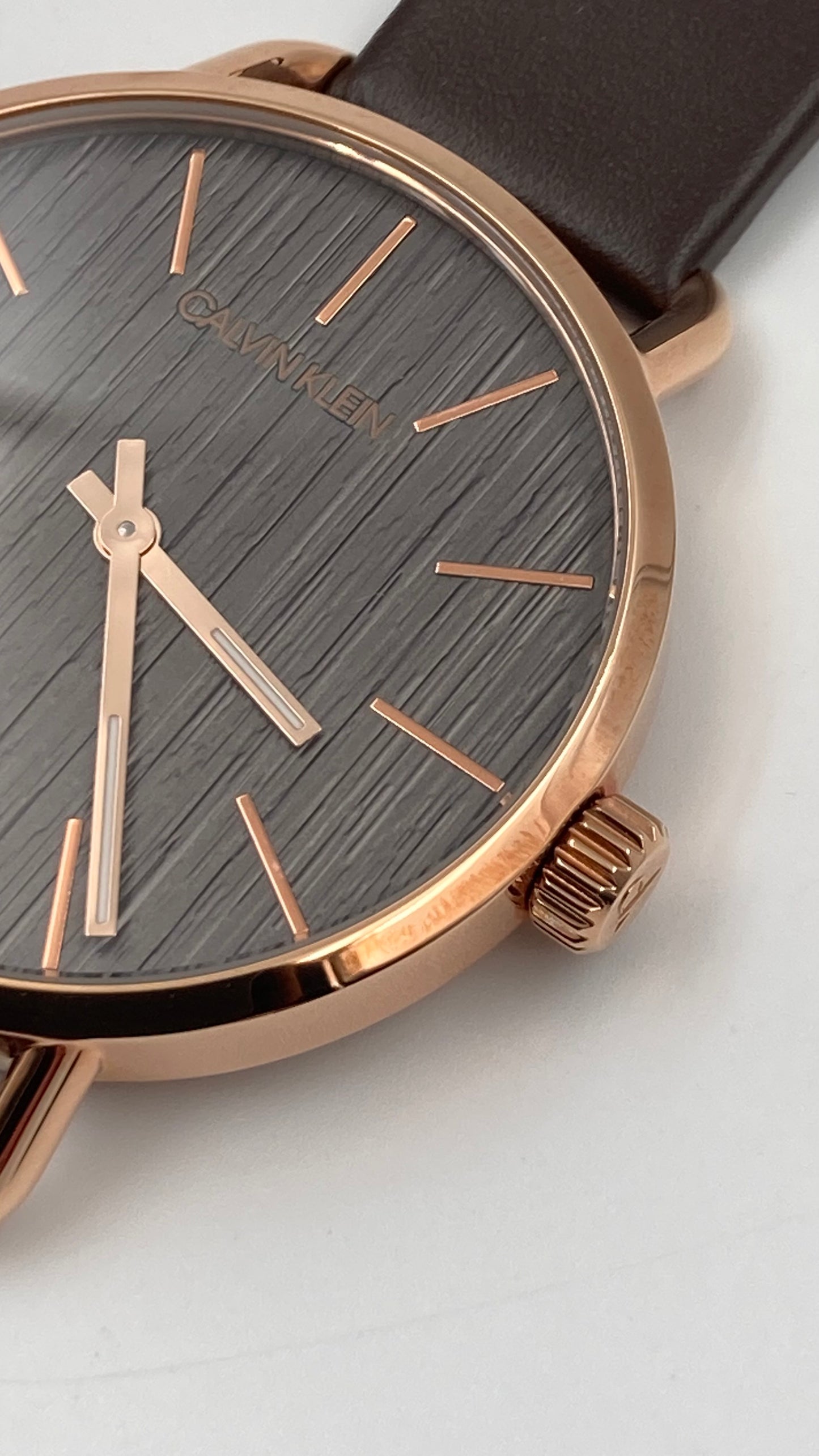 New Swiss Made CALVIN KLEIN Even Quartz Black Dial Men's Watch