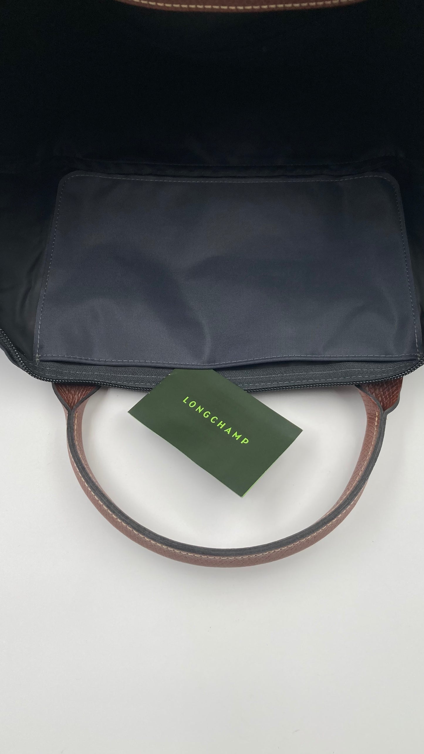 LONGCHAMP LE PLIAGE ERWEITERBARE REISETASCHE, GROSS - GUNMETAL