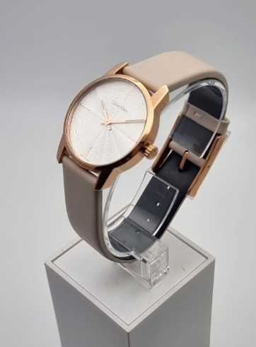 New Swiss Made CALVIN KLEIN City Quartz White Dial Ladies Watch