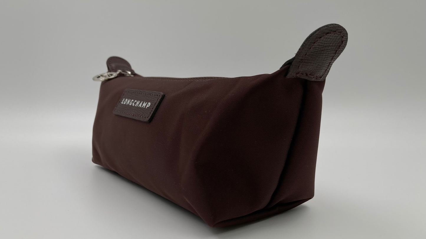 LONGCHAMP LE PLIAGE NEO COSMATIC CASE - CHOCOLATE