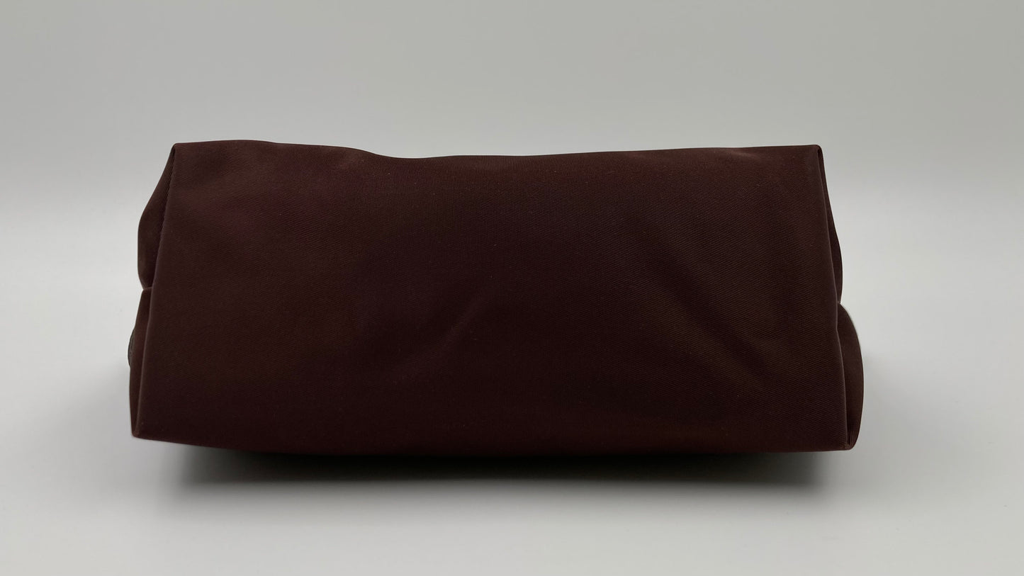 LONGCHAMP LE PLIAGE NEO COSMATIC CASE - CHOCOLATE