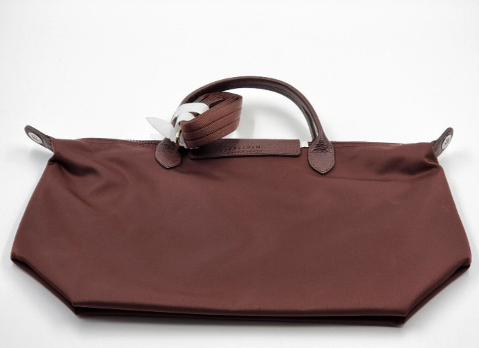 LONGCHAMP LE PLIAGE NOE TOP HANDLE BAG - MEDIUM - CHOCOLATE