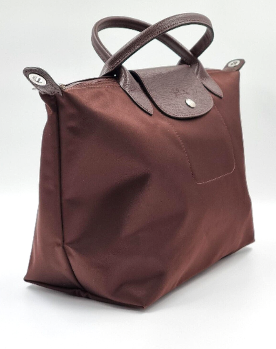 LONGCHAMP LE PLIAGE NOE TOP HANDLE BAG - MEDIUM - CHOCOLATE