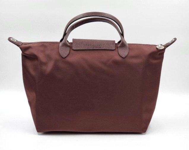 LONGCHAMP LE PLIAGE NOE TOP HANDLE BAG - MEDIUM - CHOCOLATE