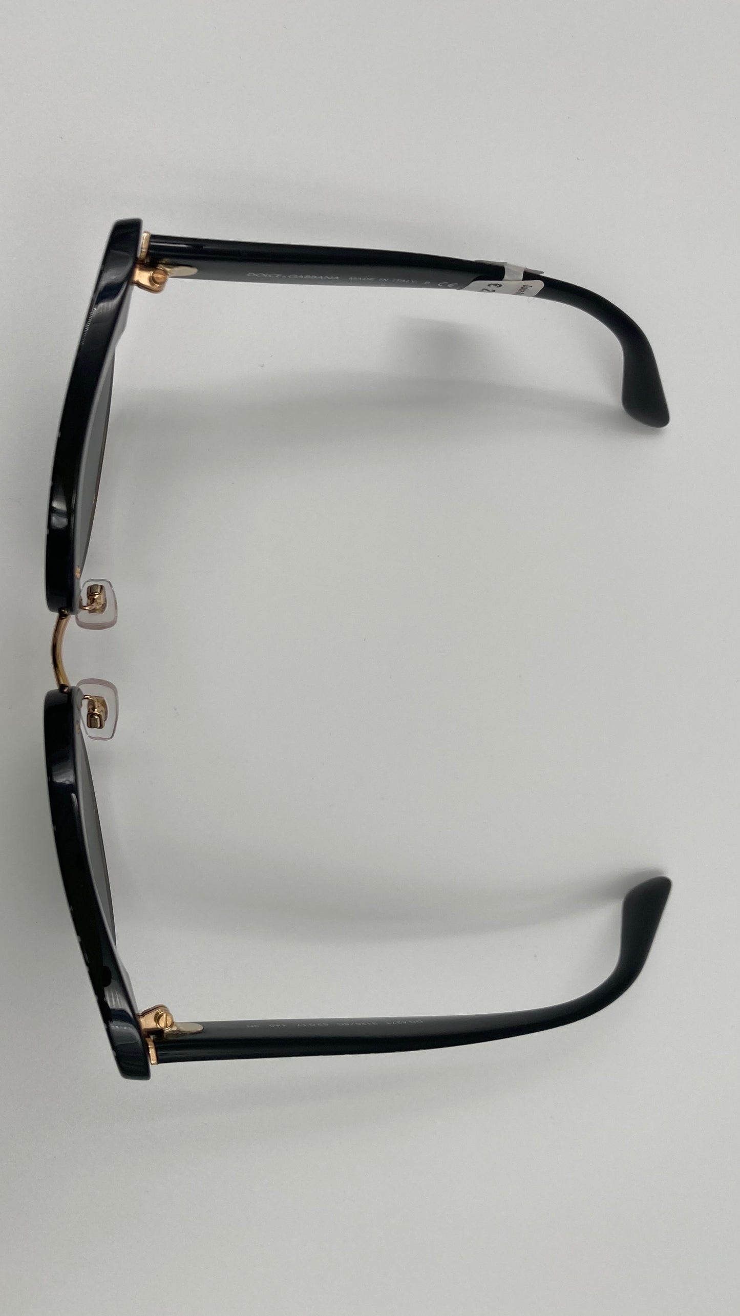 *NEW* DOLCE&GABBANA DG4277 3126/8G SUNGLASSES - BLACK/WHITE POIS/GREY GRADIENT