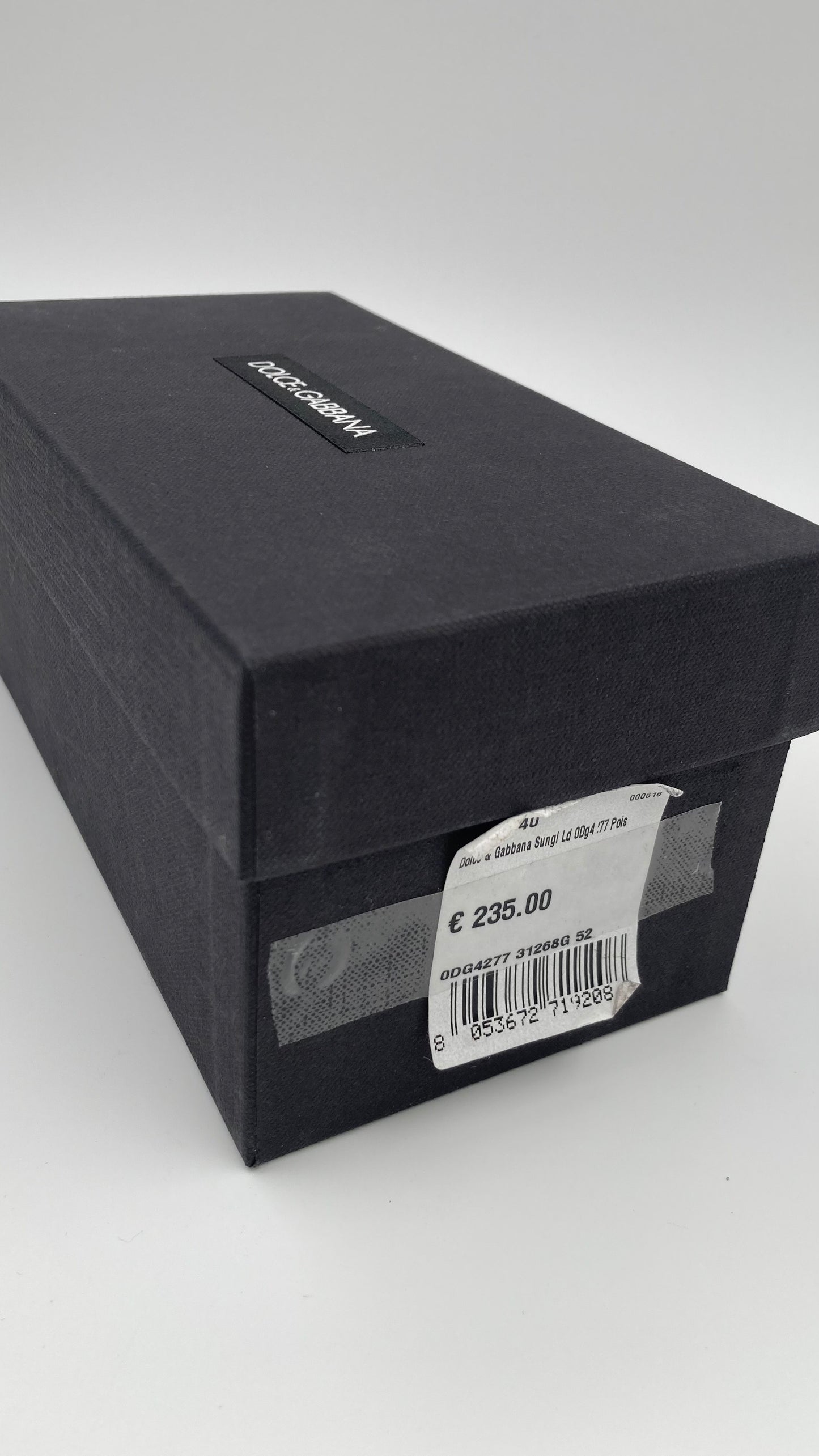 *NEW* DOLCE&GABBANA DG4277 3126/8G SUNGLASSES - BLACK/WHITE POIS/GREY GRADIENT