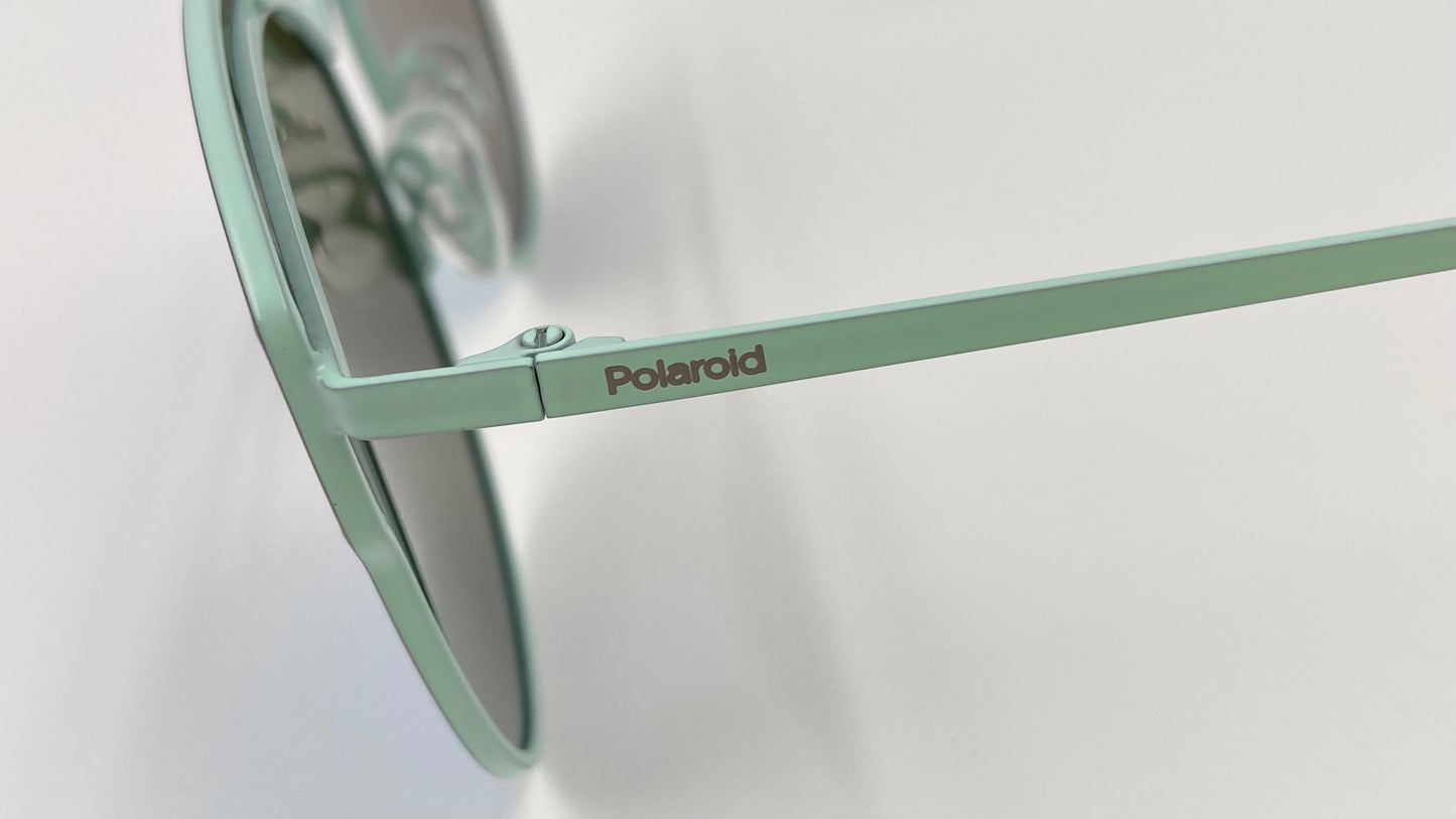 *NEW* POLAROID PLD4057/S - 6LB5X SUNGLASSES - CYAN BLUE MIRROR