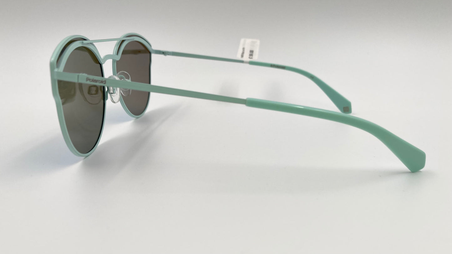 *NEW* POLAROID PLD4057/S - 6LB5X SUNGLASSES - CYAN BLUE MIRROR