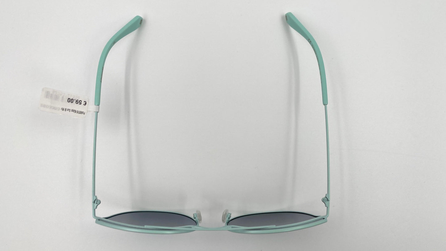 *NEW* POLAROID PLD4057/S - 6LB5X SUNGLASSES - CYAN BLUE MIRROR