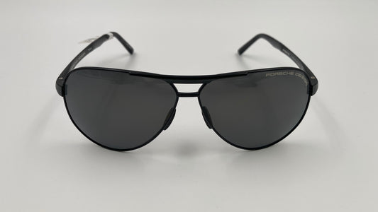 *NEW* PORSCHE DESIGN P8649 A 6210 POLARIZED SUNGLASSES - GREY/BLACK