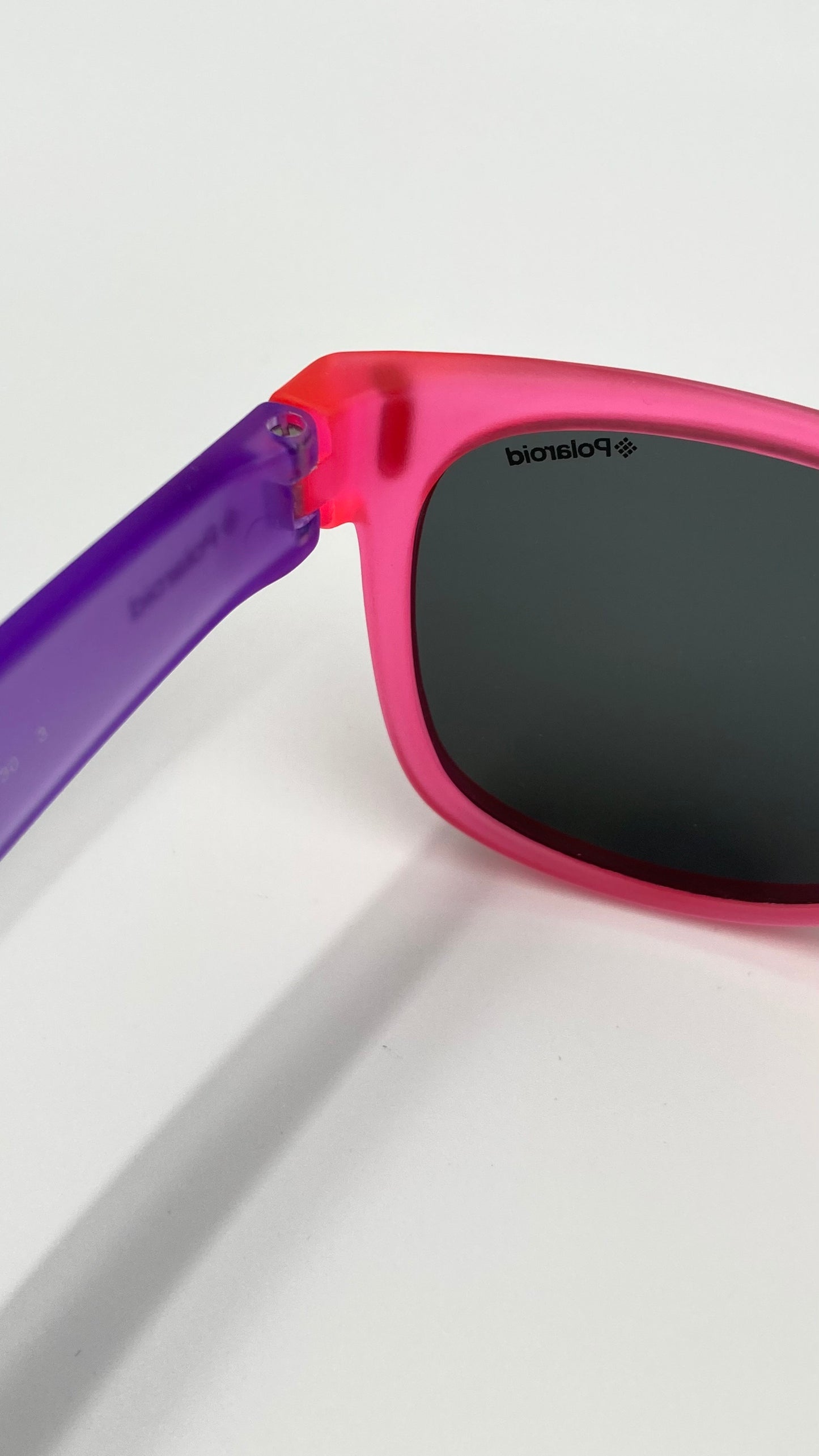 *NEW* POLAROID KIDS P0115-IUBY2 SUNGLASSES - VIOLET PINK/ GREY POLARIZED