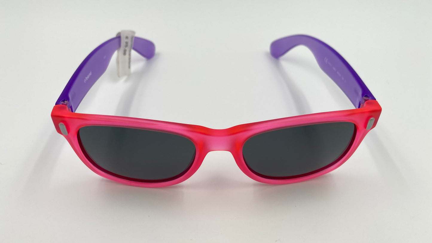 *NEW* POLAROID KIDS P0115-IUBY2 SUNGLASSES - VIOLET PINK/ GREY POLARIZED