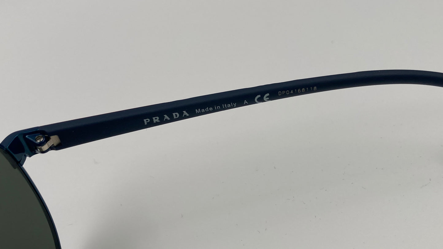 *NEW* PRADA LINEA ROSSA PS54T 58/14/145 SUNGLASSES - BLUE/GREEN MIRROR GREEN