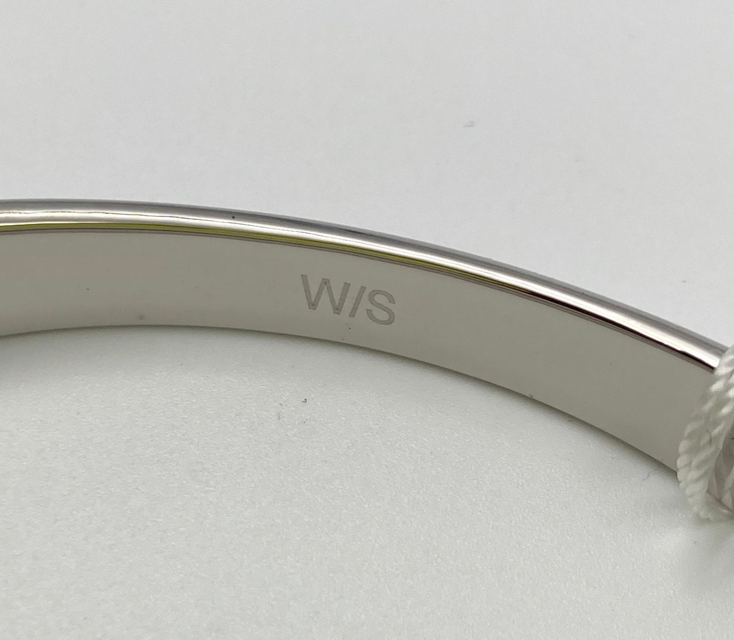 Neu CALVIN KLEIN ELLIPSE STONE ARMBAND KJ3QWD02010S - SILBER - S
