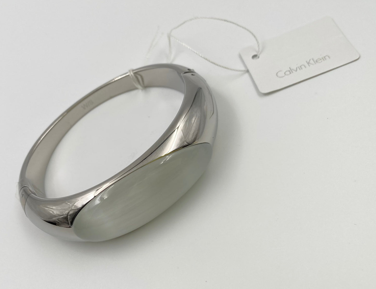 Neu CALVIN KLEIN ELLIPSE STONE ARMBAND KJ3QWD02010S - SILBER - S