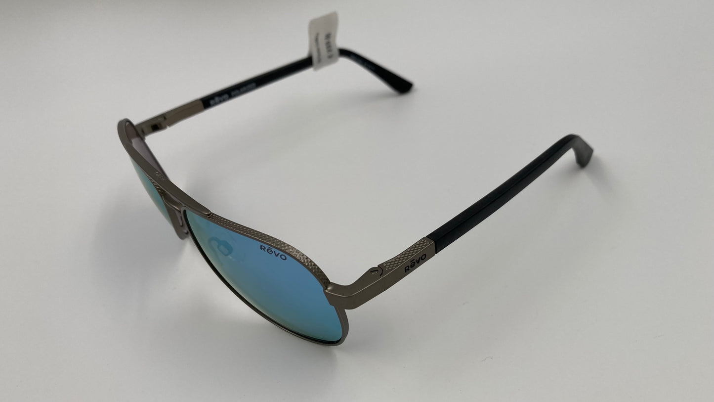 *NEW* REVO RACONTEUR RE1011 SUNGLASSES - GUNMETAL/BLUE WATER