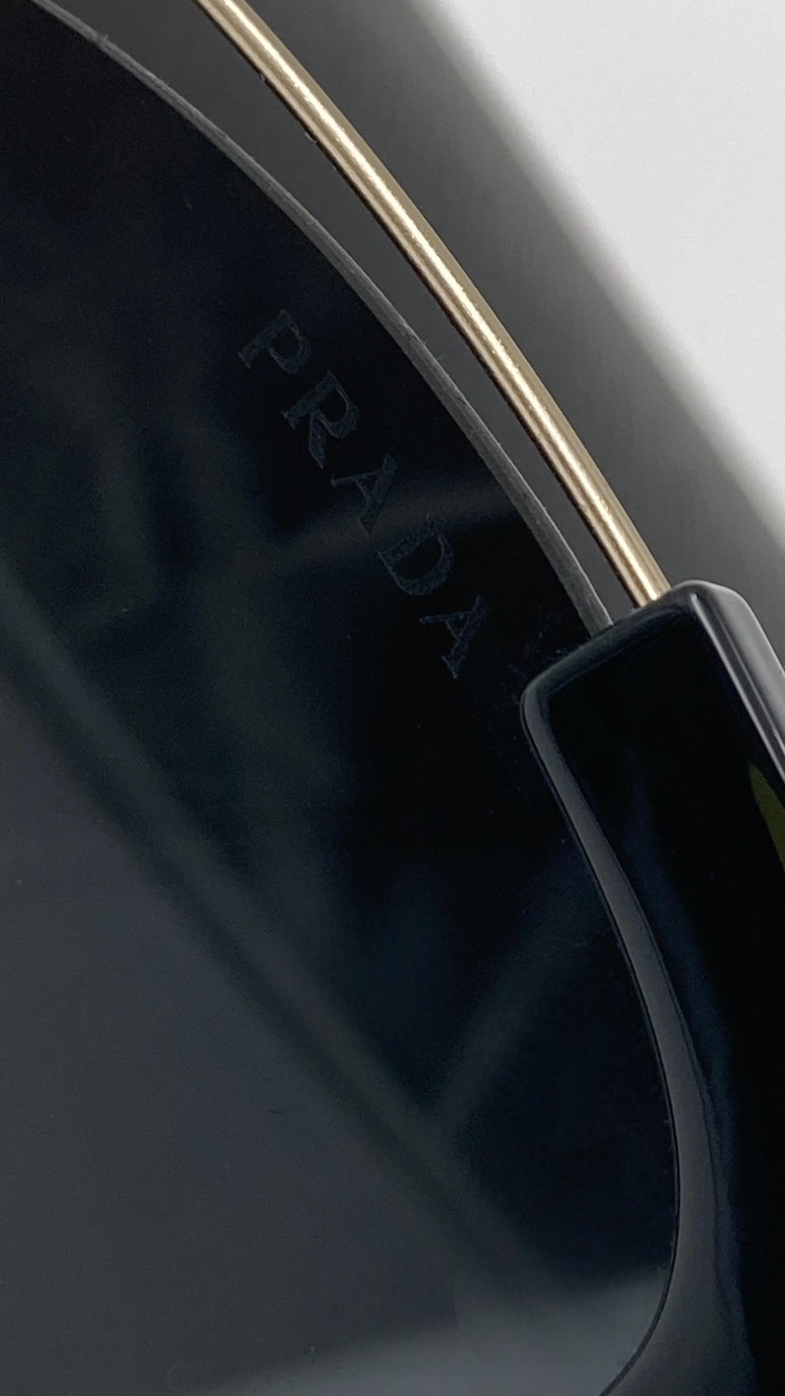 *NEW* PRADA CONCEPTUAL PR 21U KUI5S0 - 57 13 140 SUNGLASSES - PALE GOLD/GREY