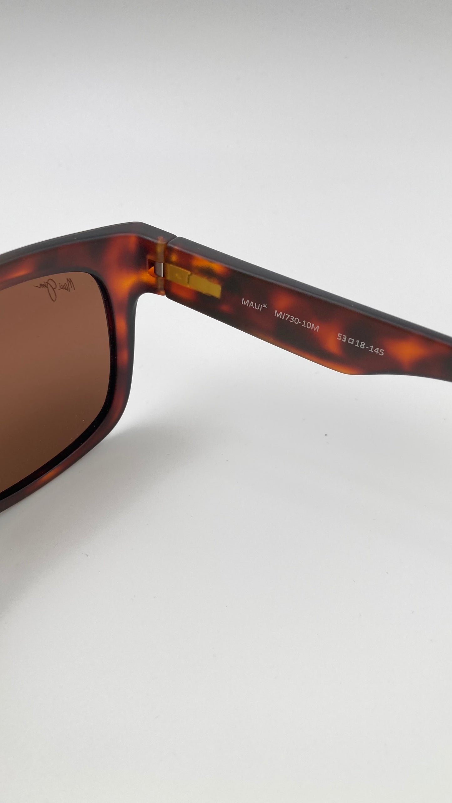 *NEW* MAUI JIM H730 - 10M SNAPBACK SUNGLASSES - TORT/HCL - BRONZE POLARIZED LENS