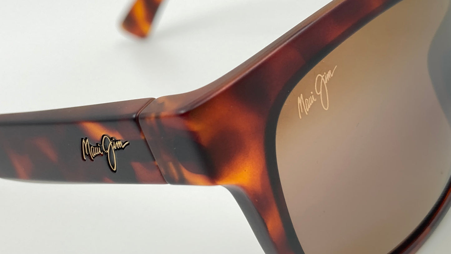 *NEW* MAUI JIM H730 - 10M SNAPBACK SUNGLASSES - TORT/HCL - BRONZE POLARIZED LENS