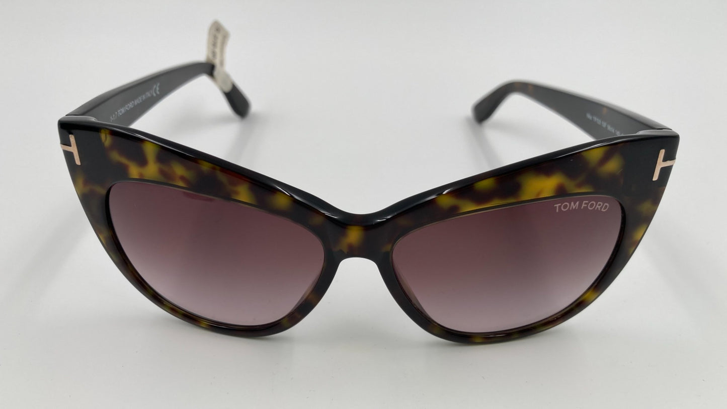*NEW* TOM FORD FT0523 NIKA SUNGLASSES - DARK HAVANA BROWN