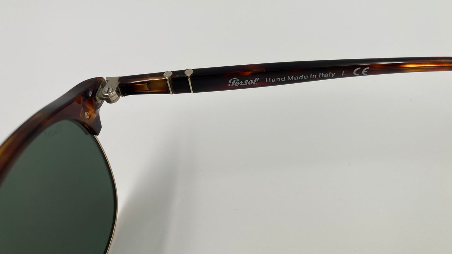 *NEW* PERSOL 8649-S 24/31 CALLIGRAPHER EDITION SUNGLASSES - HAVANA/GREEN