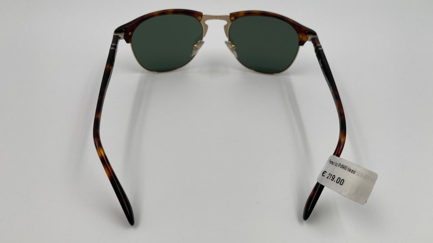 *NEW* PERSOL 8649-S 24/31 CALLIGRAPHER EDITION SUNGLASSES - HAVANA/GREEN