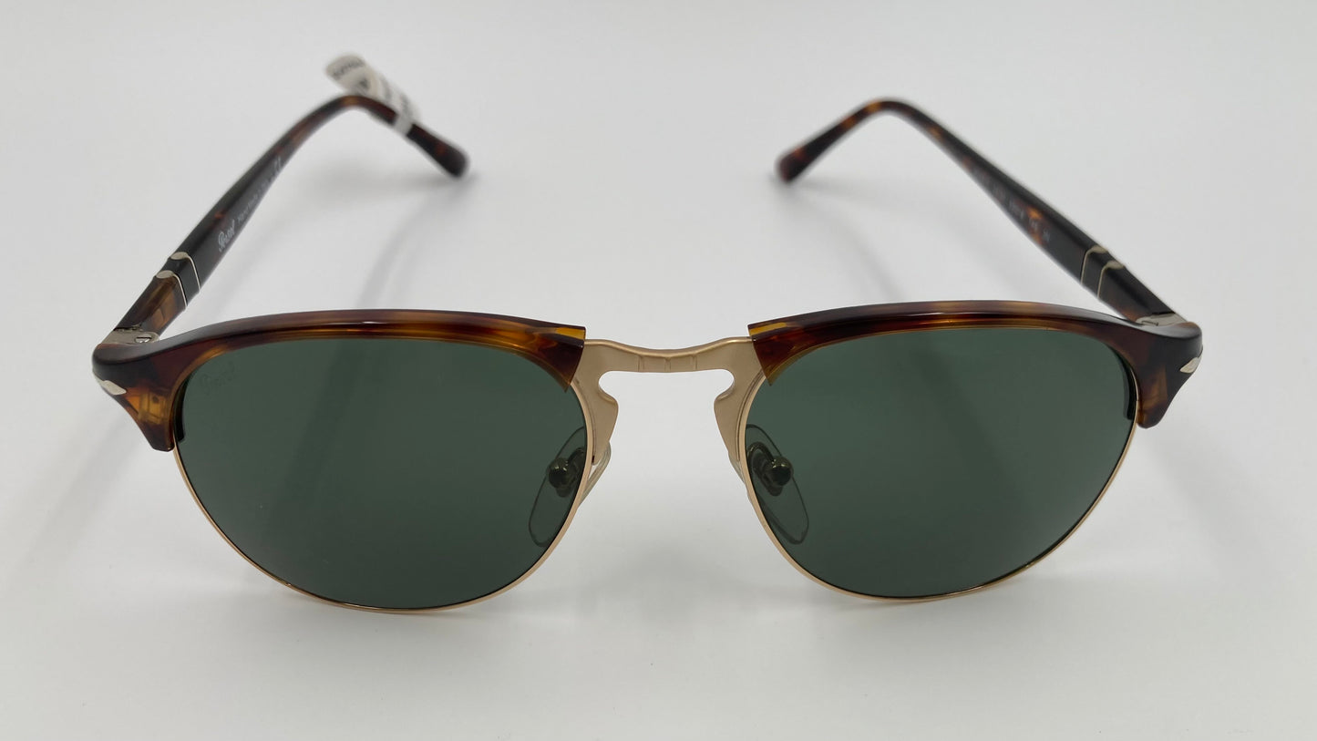 *NEW* PERSOL 8649-S 24/31 CALLIGRAPHER EDITION SUNGLASSES - HAVANA/GREEN
