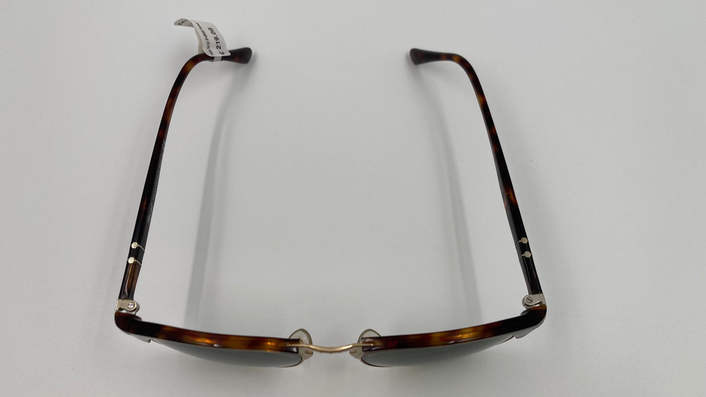 *NEW* PERSOL 8649-S 24/31 CALLIGRAPHER EDITION SUNGLASSES - HAVANA/GREEN