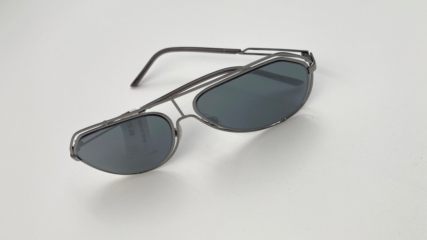 *NEW* DOLCE&GABBANA DG2176 04/6G SUNGLASSES - GUNMETAL/LIGHT GREY MIRROR