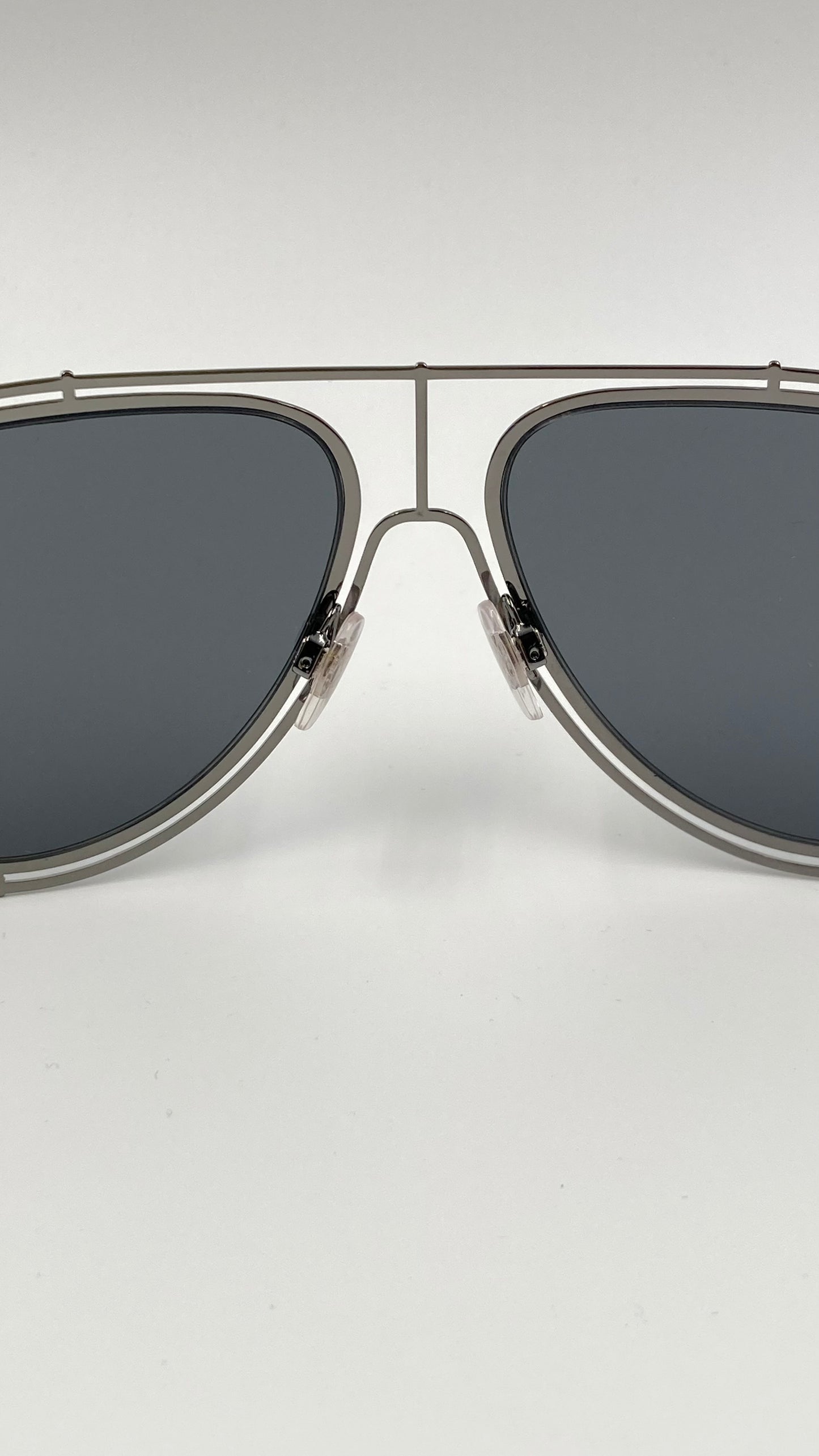 *NEW* DOLCE&GABBANA DG2176 04/6G SUNGLASSES - GUNMETAL/LIGHT GREY MIRROR