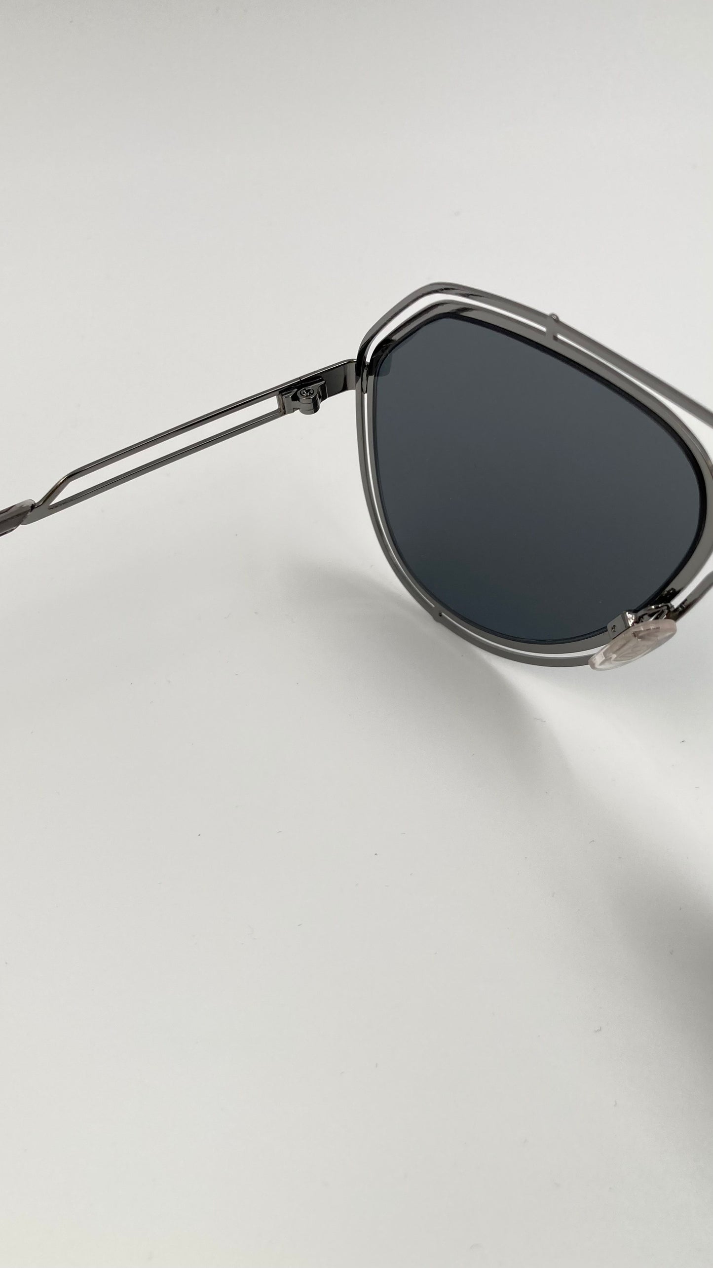 *NEW* DOLCE&GABBANA DG2176 04/6G SUNGLASSES - GUNMETAL/LIGHT GREY MIRROR