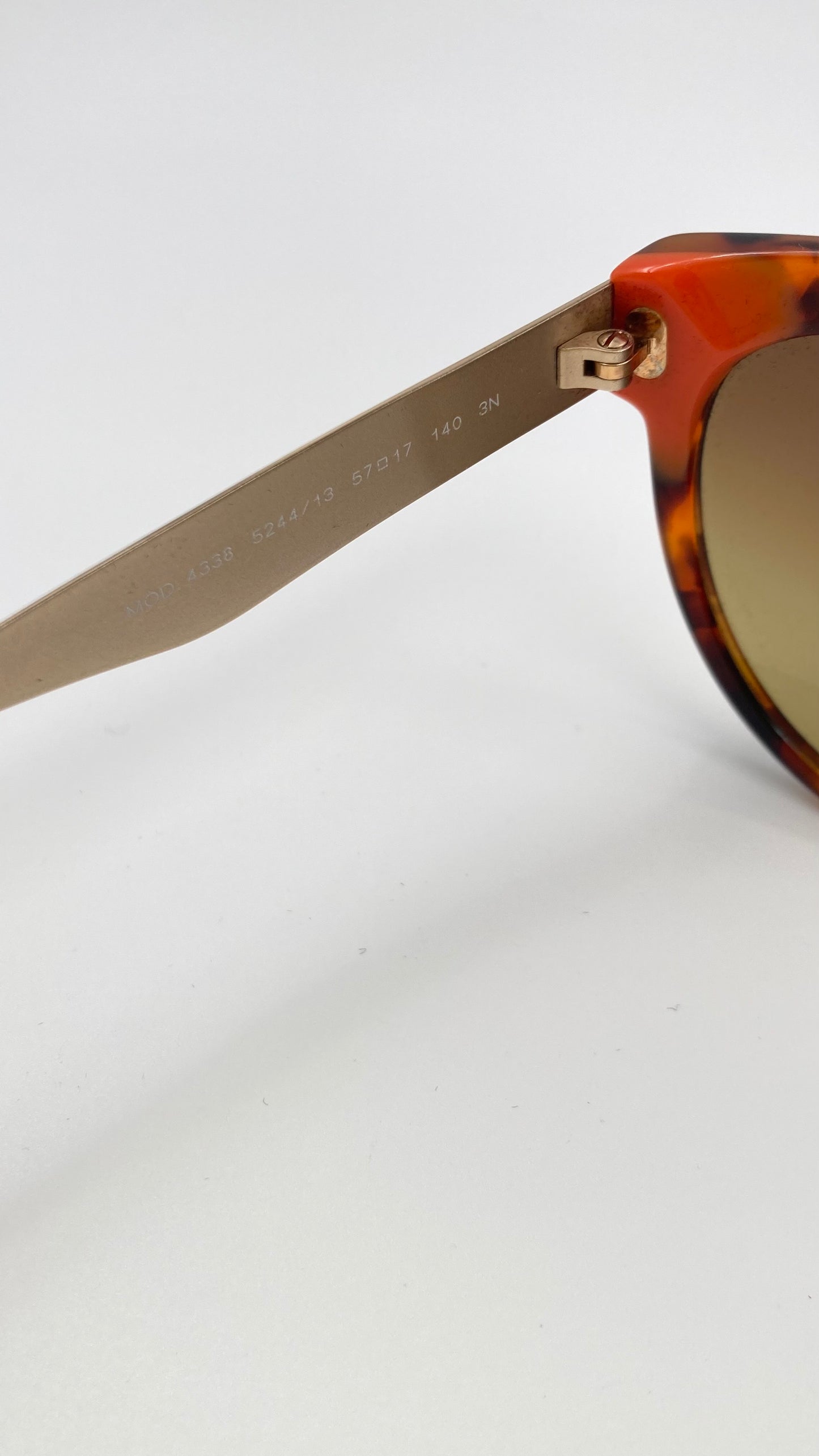 *NEW* VERSACE SUNGLASSES VE4338 524413 57 mm HAVANA/ORANGE/BROWN GRADIENT