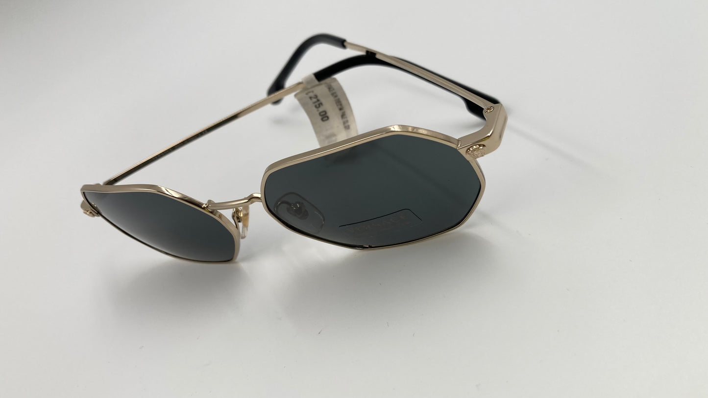 *NEW* VERSACE VE2194 1252/87 UNISEX SUNGLASSES - PALE GOLD/GREY