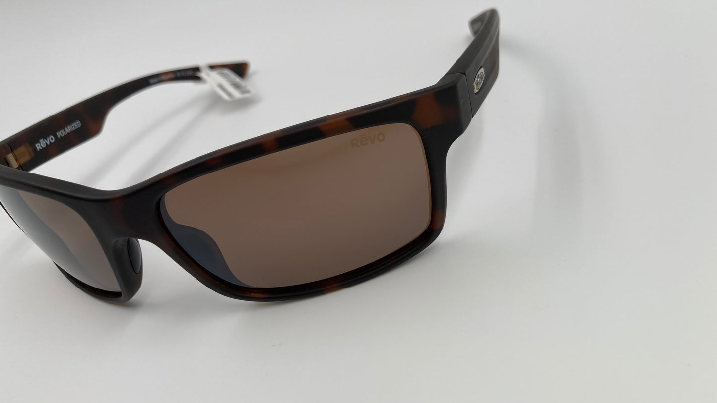 *NEW* REVO CRAWLER RE1027-02 BR SUNGLASSES - MATTE TORTOISE POLARIZED/BROWN TERRA
